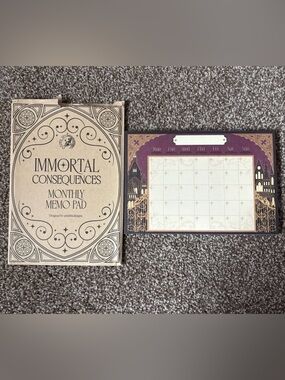 fairyloot immortal consequences monthly notepad